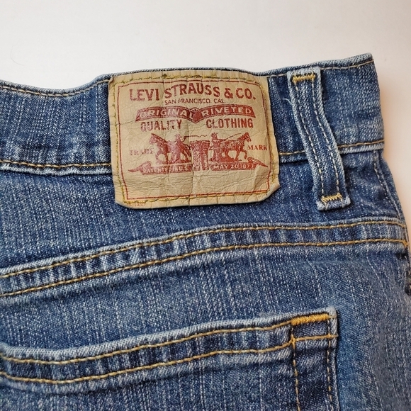 Levi's Relaxed Boot Cut 550 Jeans Sz 14S - Picture 6 of 13